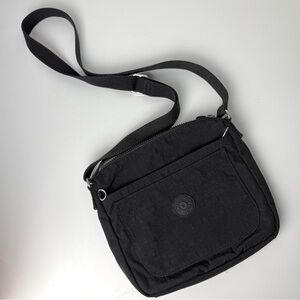 Kipling Sebastian Nylon Crossbody Bag Purse Black